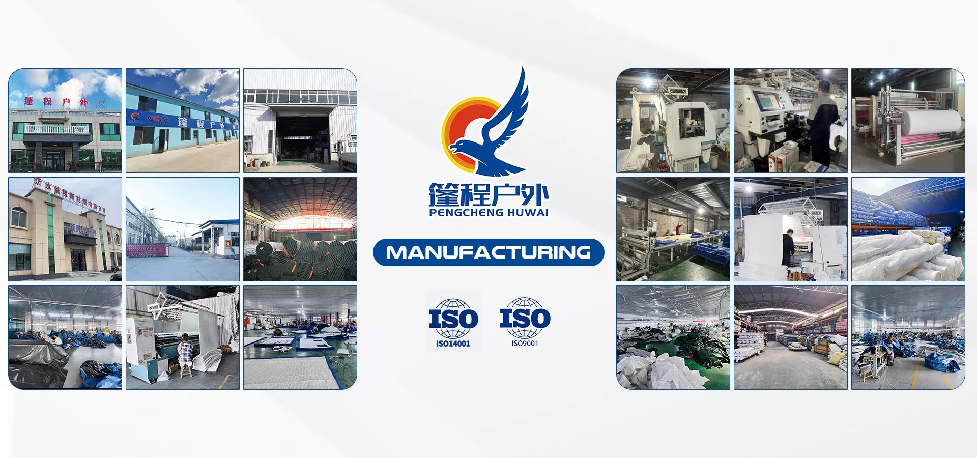 Fábrica de tendas para alívio de emergência na China
